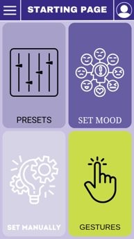 Hands4Lights App Interface
